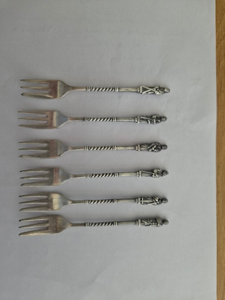 Zilveren lepeltjes en vorkjes, Antiek en Kunst, Ophalen