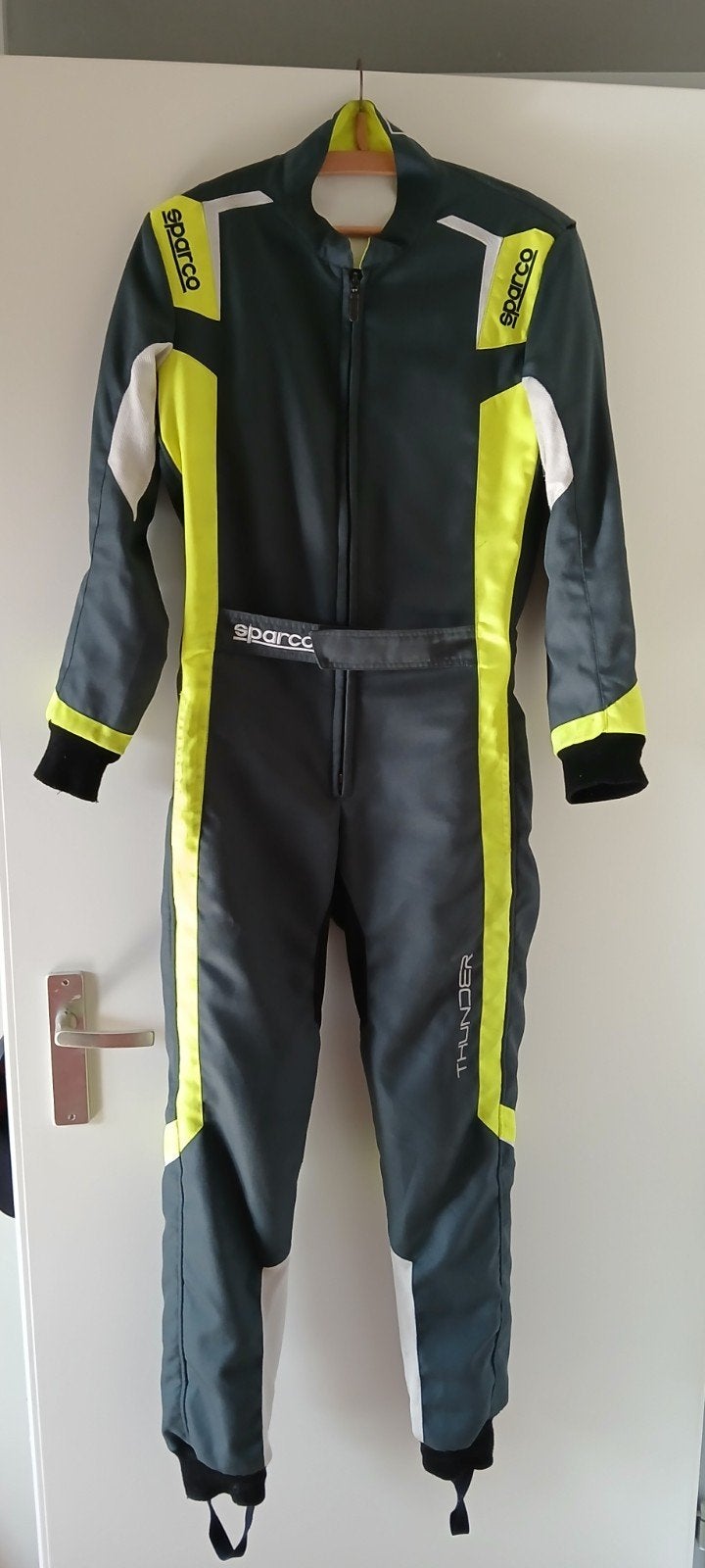 Sparco Thunder kart overall XS met Sparco tas, Ophalen of Verzenden, Zo goed als nieuw, Kleding of Schoenen