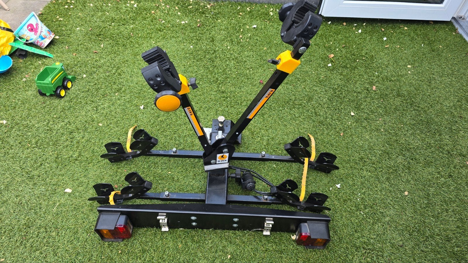 Hawk RH-2-F fietsendrager voor 2 fietsen, Ophalen, Gebruikt, 2 fietsen, Trekhaakdrager