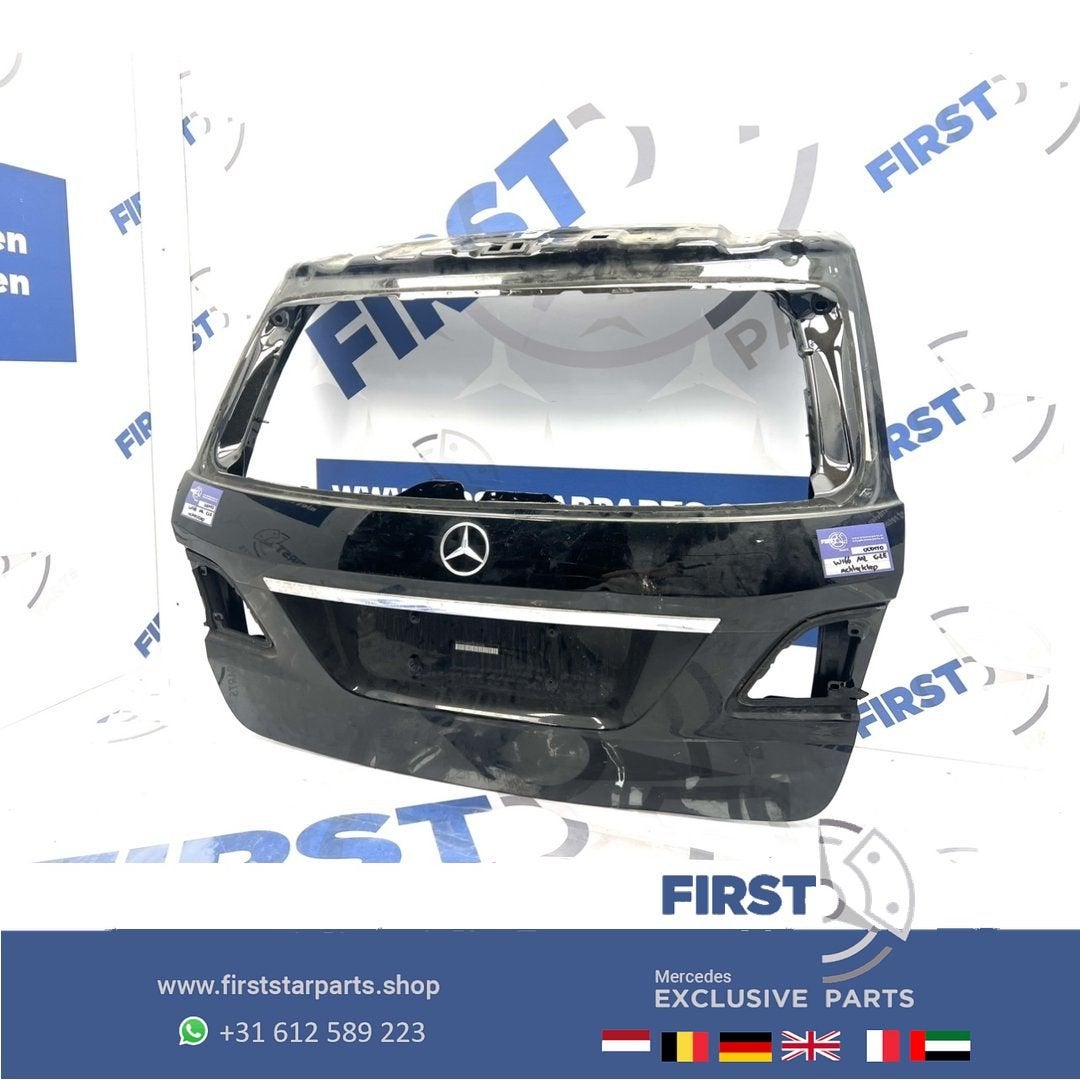 W166 ML GLE ACHTERKLEP ZWART WIT GRIJS ZILVER KOFFERKLEP ori, Gebruikt, Ophalen of Verzenden, Achter, -