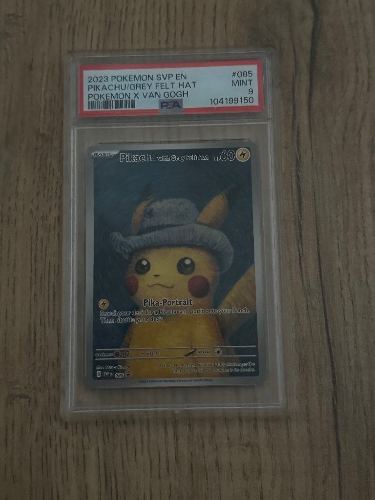 Diverse Pokémon psa slabs te koop. Van Gogh, mew, Eevee., Ophalen of Verzenden, Zo goed als nieuw, Losse kaart, Foil