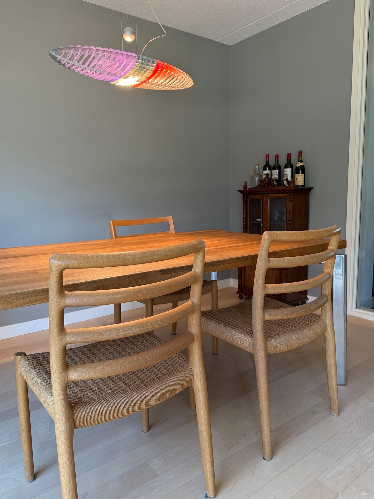 J.L. Møller Model 78 Eetkamerstoelen - Set van 3, Huis en Inrichting, Ophalen, Gebruikt, Overige kleuren, Drie