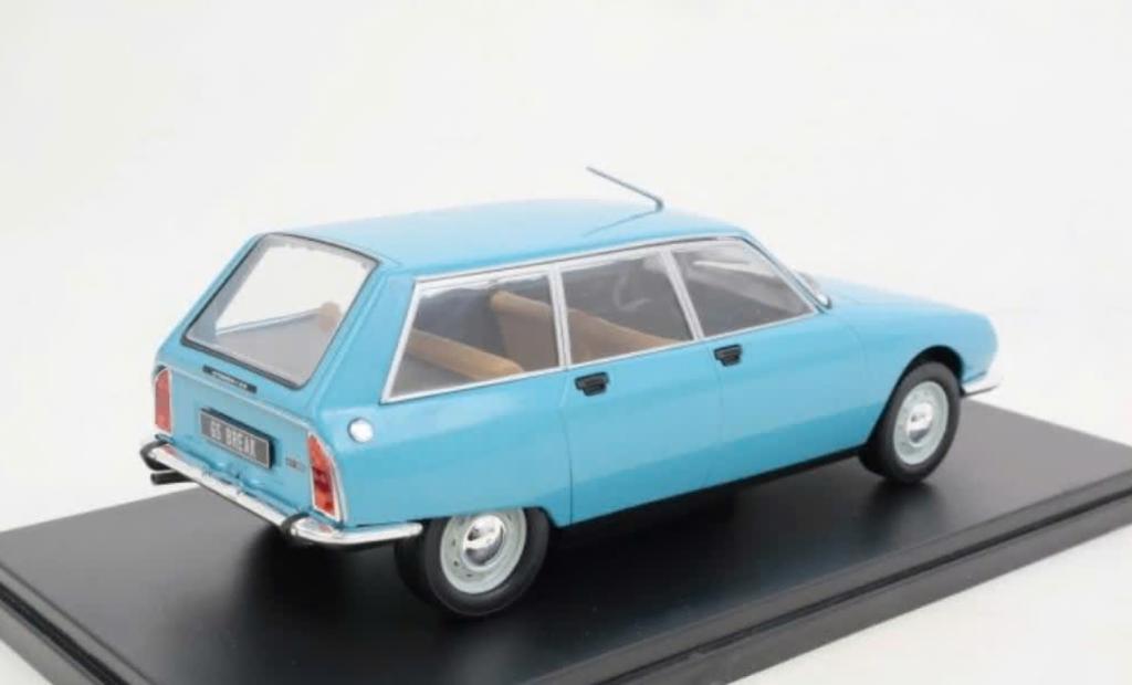 Citroen GS break 1971 Blauw schaal 1/24 WHITEBOX WB124209, Verzenden, Nieuw, Auto, Overige merken