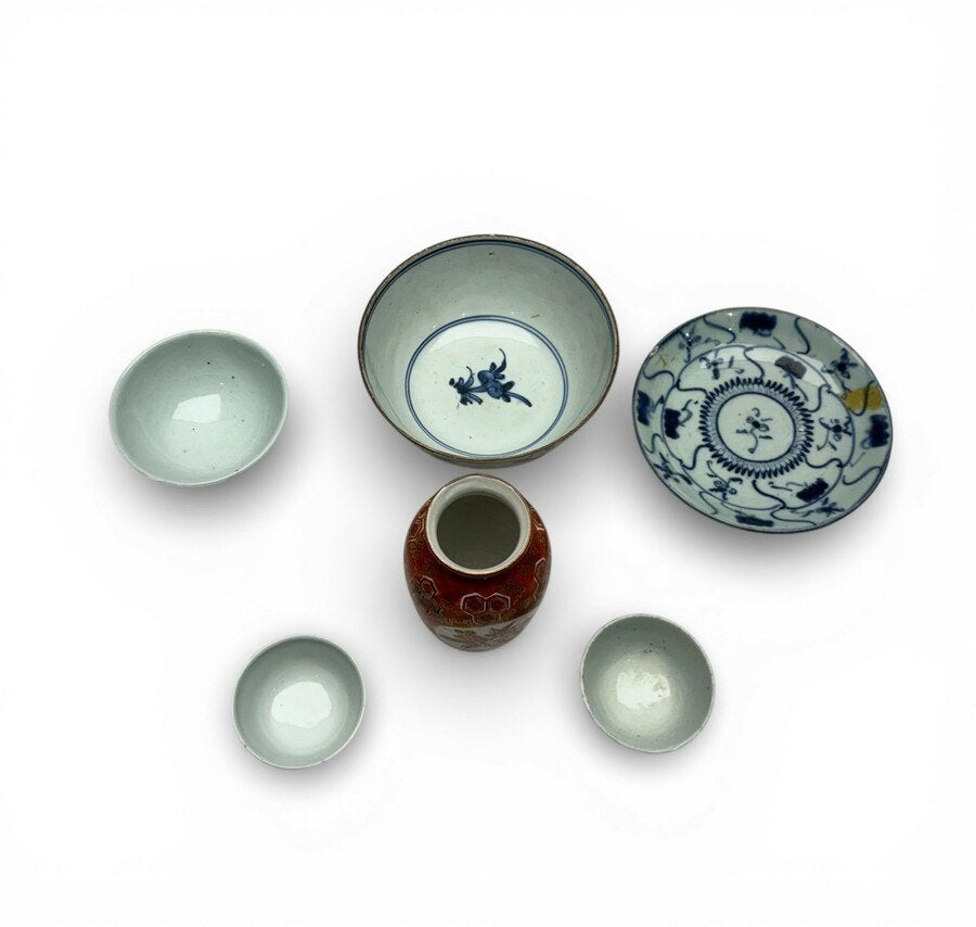 Lot divers Japans en Chinees porselein, waaronder Kangxi kom, Ophalen of Verzenden