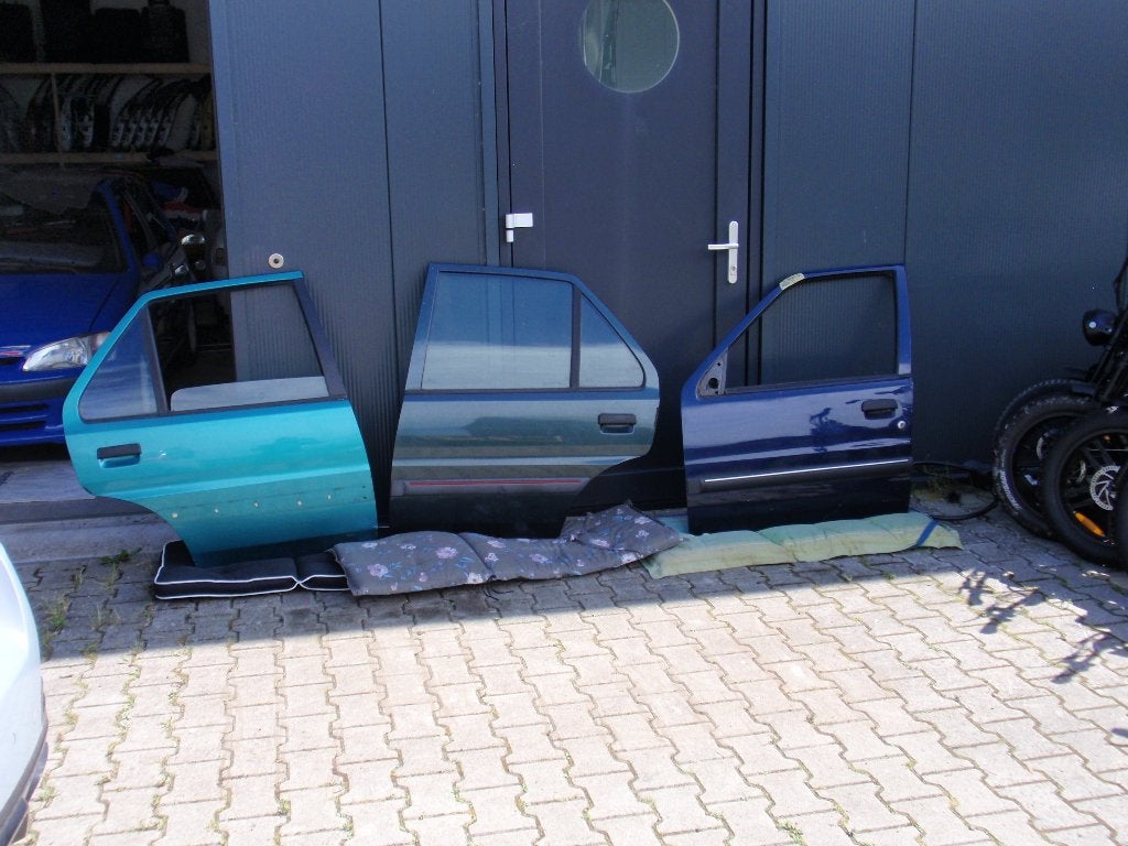Deuren 3 stuks van de Peugeot 106 vijfdeurs model., Gebruikt, Deur, Ophalen of Verzenden, Achter
