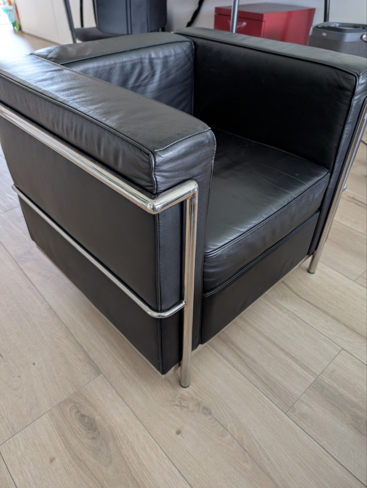 Le Corbusier cassina lc2, Ophalen, Zo goed als nieuw, Rechthoekig, Leer