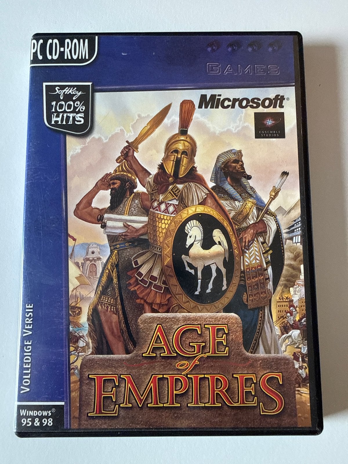 Age of Empires PC CD-ROM - Klassiek Strategie Spel, Gebruikt, 1 speler, Ophalen of Verzenden, Strategie en Constructie