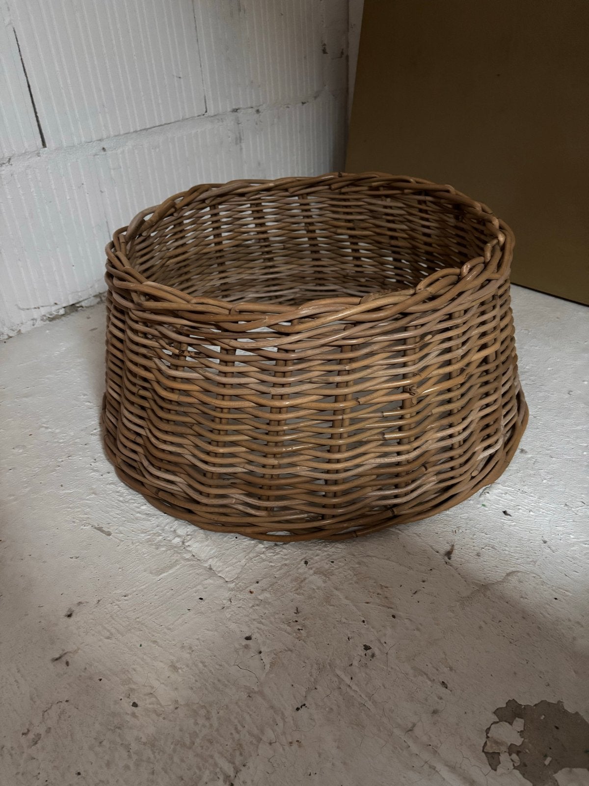 Rieten mand voor Kerstboom - 56 cm diameter, Ophalen, Gebruikt, Landelijk, Natuurlijk materiaal