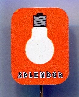 Splendor Gloeilampenfabriek - Nijmegen blik speldje( L_157), Verzamelen, Verzenden, Zo goed als nieuw, Merk, Speldje of Pin