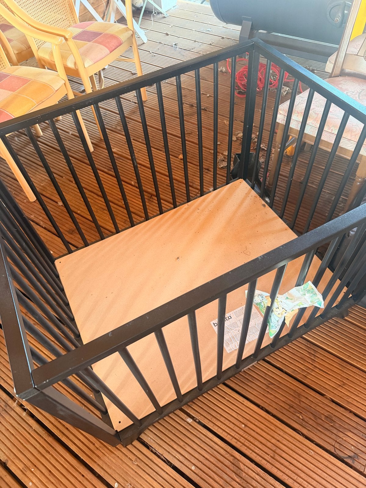 Zwarte vierkante box van Bopita, Kinderen en Baby's, Boxen, Ophalen, Gebruikt, Vierkant