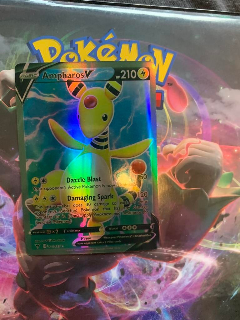 Ampharos V, Ophalen of Verzenden, Zo goed als nieuw, Losse kaart