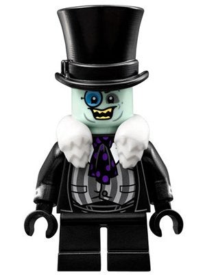 LEGO Super Heroes sh0314 The Penguin - White Fur Collar,, Gebruikt, Overige thema's, Lego, Ophalen of Verzenden