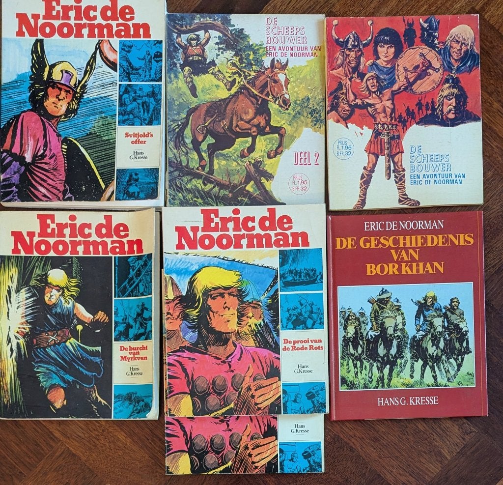 T.K. Eric de Noorman stripboeken, Boeken, Stripboeken, Meerdere stripboeken, Ophalen of Verzenden, Gelezen, HANS G. KRESSE