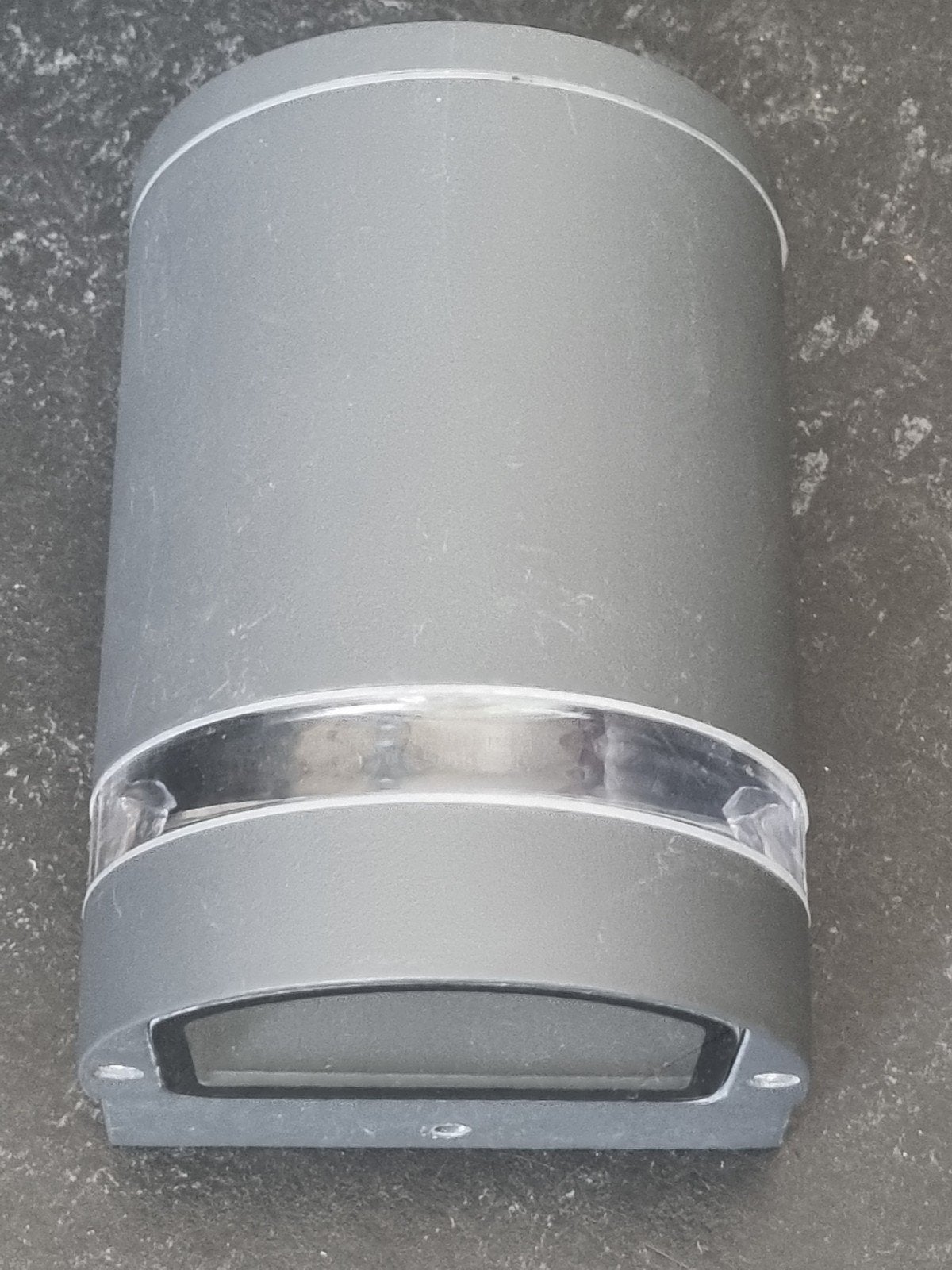 Lutec Buitenlamp Wandlamp Grijs - Zo goed als nieuw, Tuin en Terras, Minder dan 50 watt, Wandlamp, Aluminium, Ophalen of Verzenden