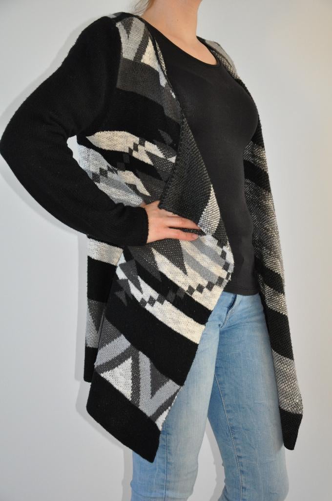 aztec vest xs, only vest xs, 34, cardigan xs, 34, Kleding | Dames, Only, Zwart, Ophalen of Verzenden, Zo goed als nieuw