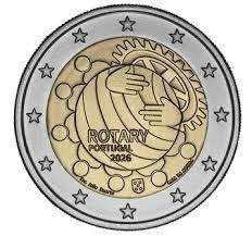 Portugal 2 euro 2026 UNC - Rotary - Direct, Ophalen of Verzenden, Portugal, 2 euro