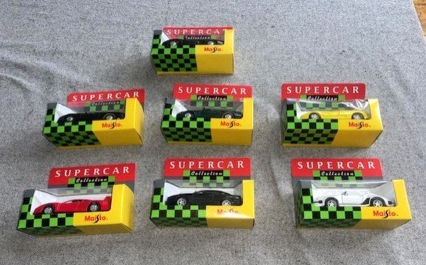 7  nieuwe model auto's Masita Super Car Collection, Ophalen of Verzenden, Nieuw, Auto