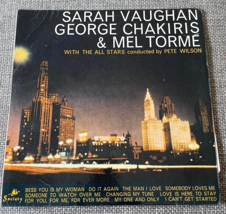 LP Sarah Vaugghan George Chakiris & Mel Torme, Cd's en Dvd's, Vinyl | Verzamelalbums, Ophalen of Verzenden, Zo goed als nieuw