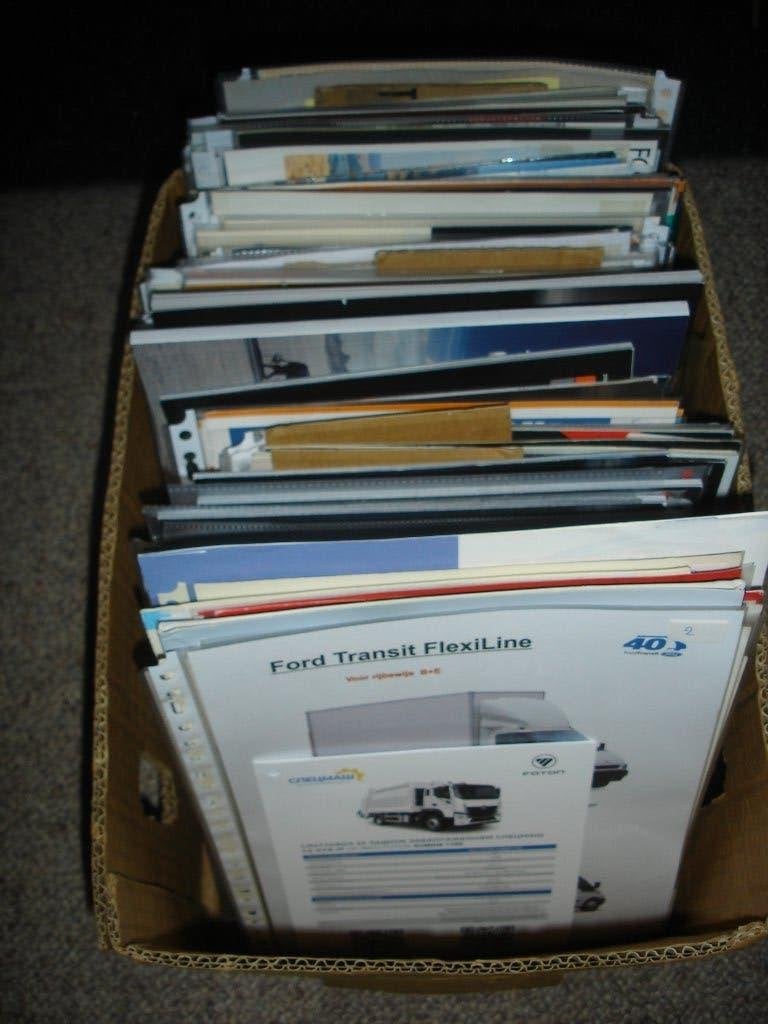 doos Ford auto folders /flyers van Ford Trucks, Ophalen, Ford, Zo goed als nieuw, Ford