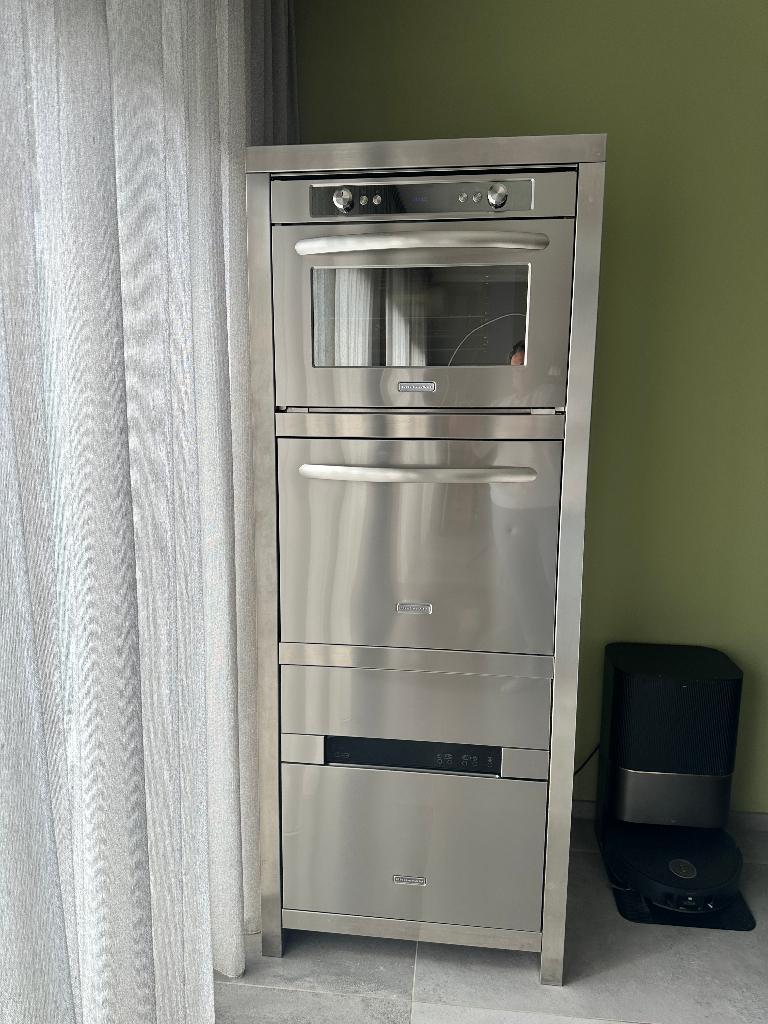 KitchenAid Chef Touch, Vacuümlade, Stoomoven, Shock Freezer, Ophalen, Gebruikt, 50 tot 100 cm, 150 tot 200 cm
