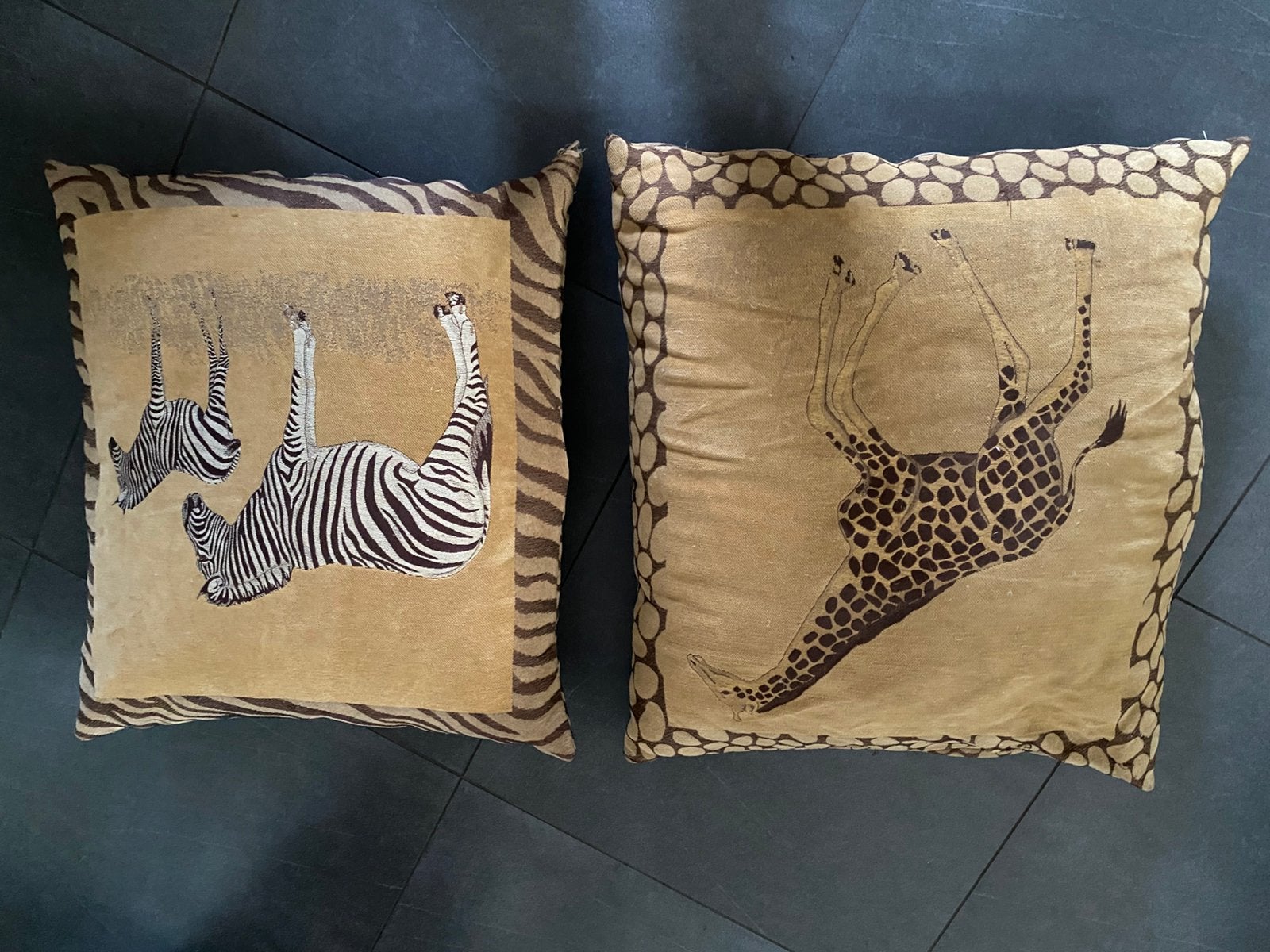 Sier Kussens, Huis en Inrichting, Woonaccessoires | Kussens, Ophalen, Bruin, Vierkant, Met ritssluiting