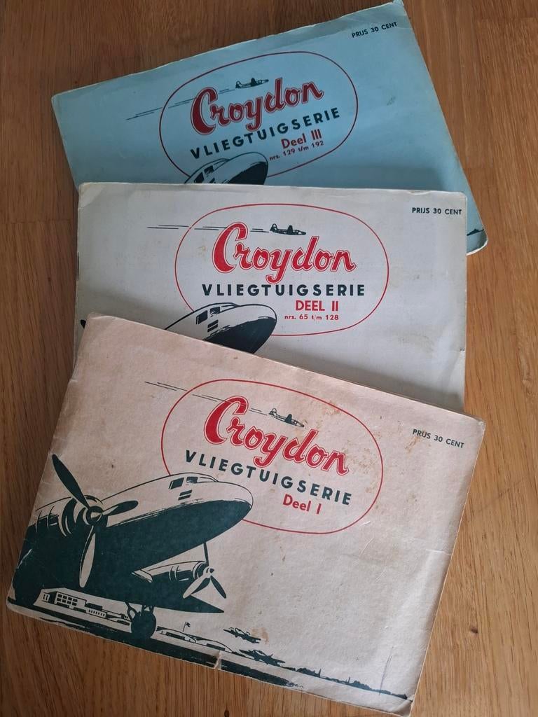 Croydon Virginia Cigarettes Vliegtuig Plaatjes, Verzamelen, Luchtvaart en Vliegtuigspotten, Ophalen, Gebruikt