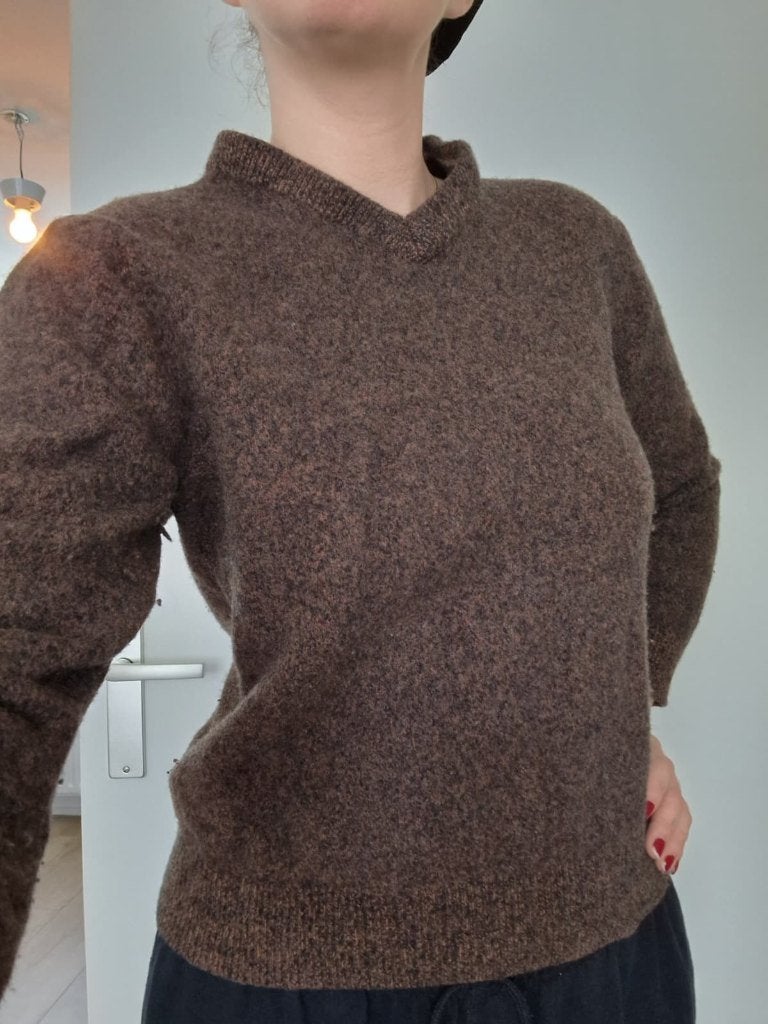 100% wollen trui bruin, Bruin, Ophalen of Verzenden, Tailor & son, Maat 36 (S)