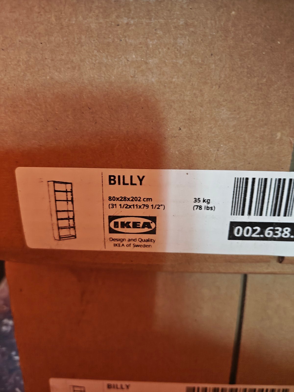 BILLY NIEUW, Ophalen, 200 cm of meer, Nieuw, 50 tot 100 cm