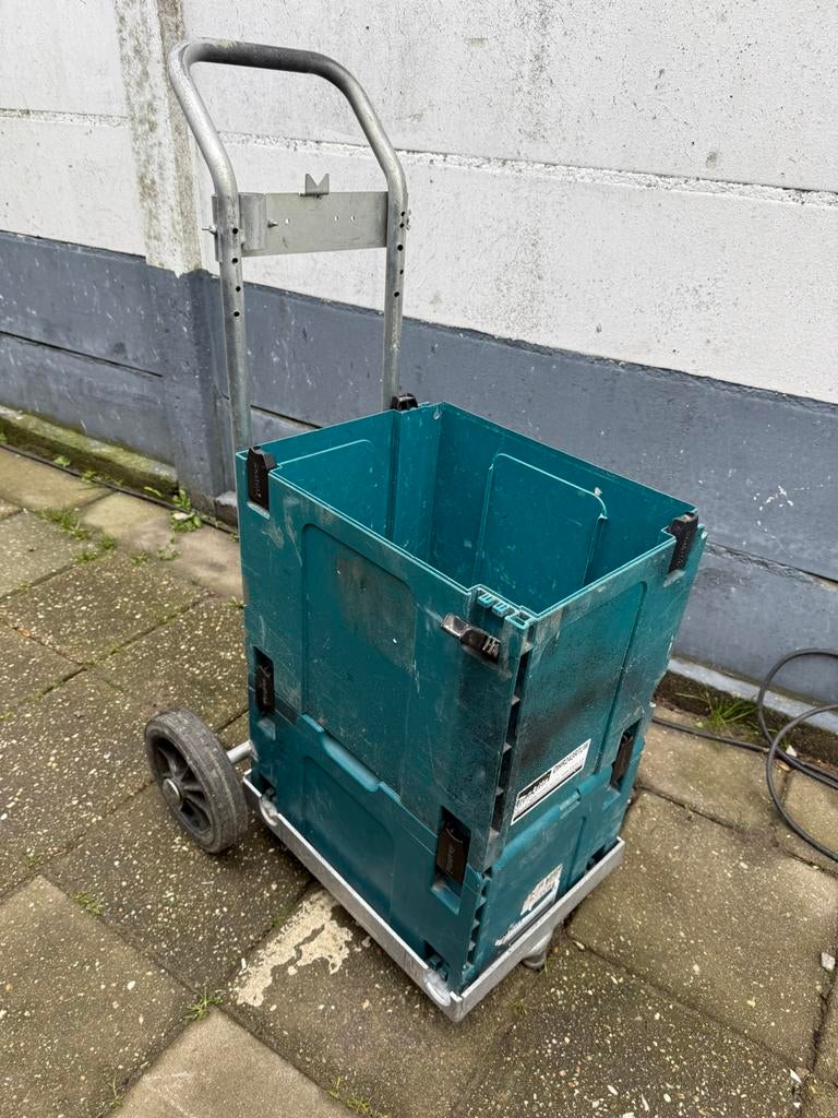 Makita trolley met 2 mbox, Ophalen, Gebruikt
