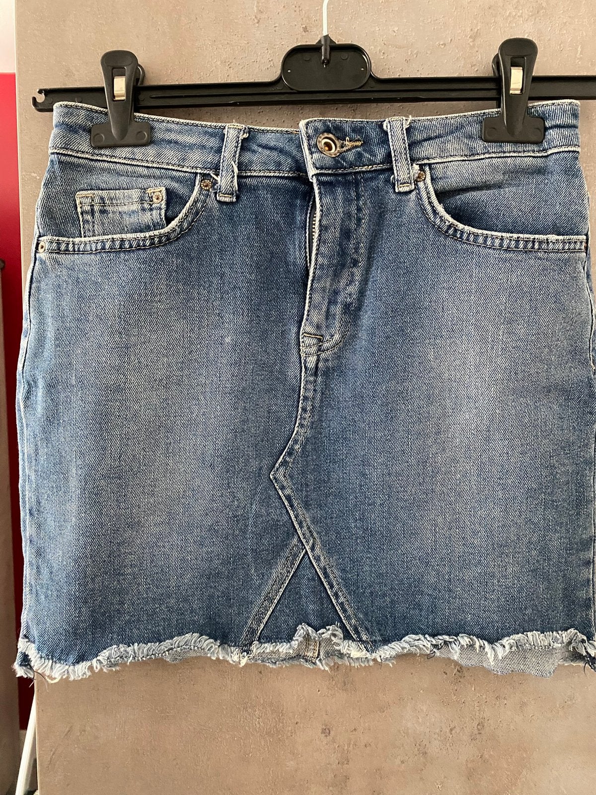 Spijkerrok, Blauw, Ophalen of Verzenden, Zo goed als nieuw, Maat 36 (S)