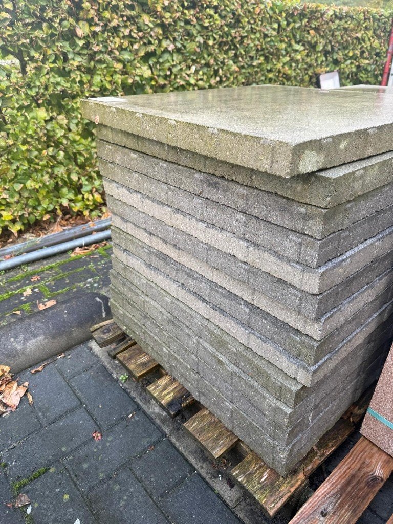 Betontegel 60x60x4cm. Garden Tiles Antra/Grey., Ophalen, Info@depannenloods.nl, Ootmarsumseweg 42, Nieuw