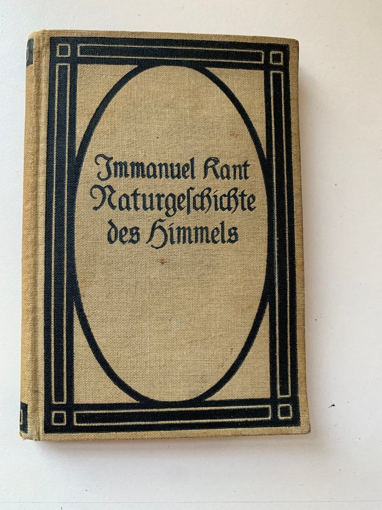 Immanuel Kant Allgemeine Naturgeschichte 1884, Ophalen of Verzenden