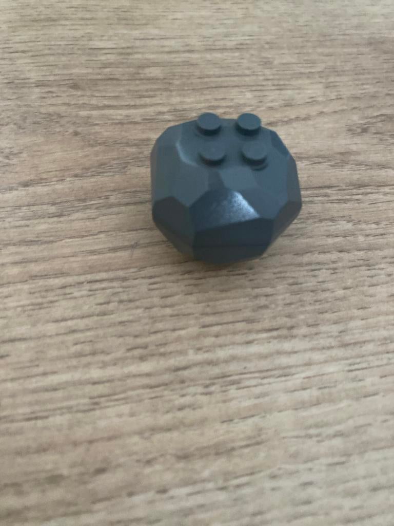 Lego bal / rotsblok - Donkergrijs, Ophalen, Gebruikt, Overige thema's, Lego