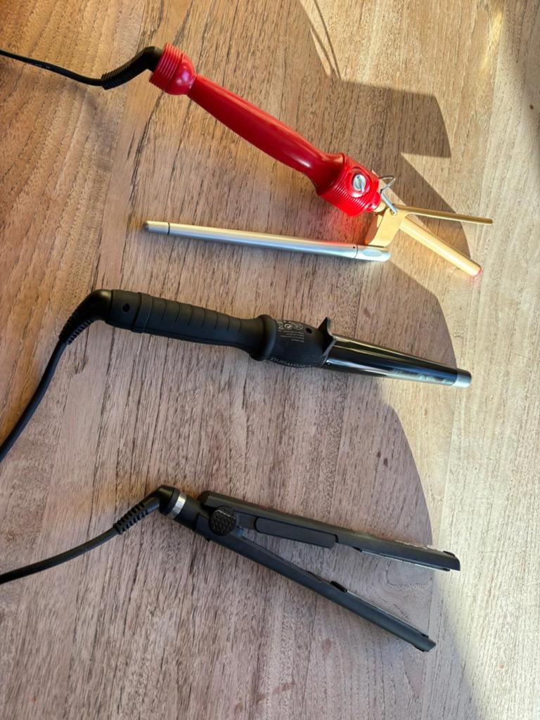 Professionele stijl- en krultangen - Zo goed als nieuw!, Ophalen of Verzenden, Zo goed als nieuw, Haarverzorging