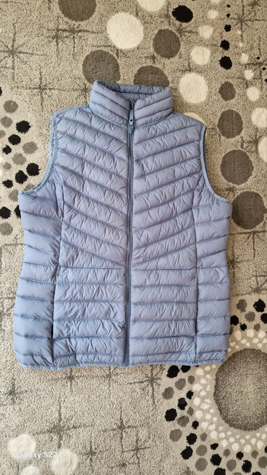 Kjelvik Lichtblauwe Gewatteerde Bodywarmer Maat 48, Kleding | Dames, Bodywarmers, Blauw, Maat 46/48 (XL) of groter, Ophalen of Verzenden