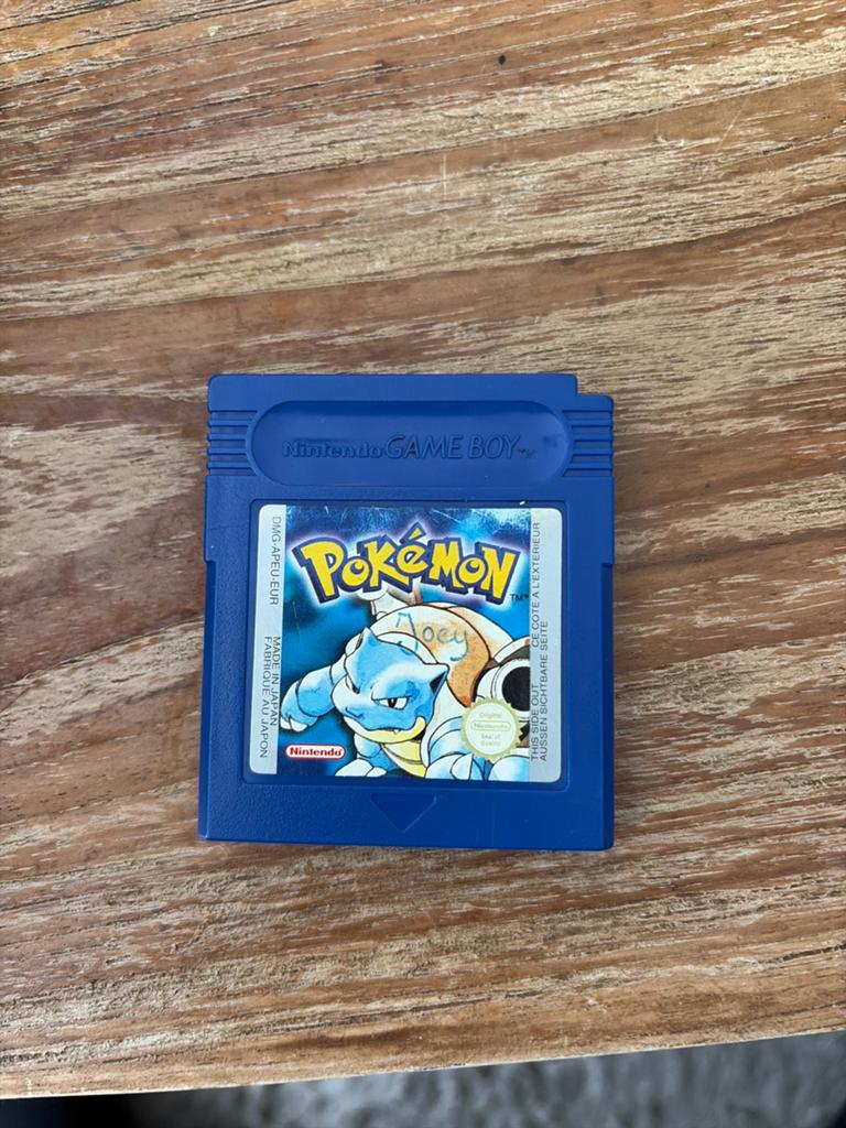 Pokemon blue (batterij vervangen), Spelcomputers en Games, 1 speler, Ophalen of Verzenden, Zo goed als nieuw, Role Playing Game (Rpg)