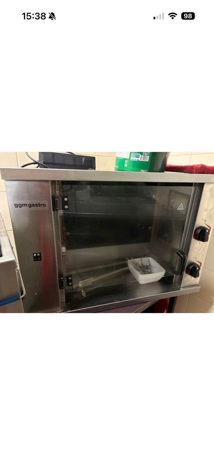 kippengrill,zgan,voor 4 of 6 kippen,op 230v, Fornuis, Frituur en Grillen, Gebruikt, -, -
