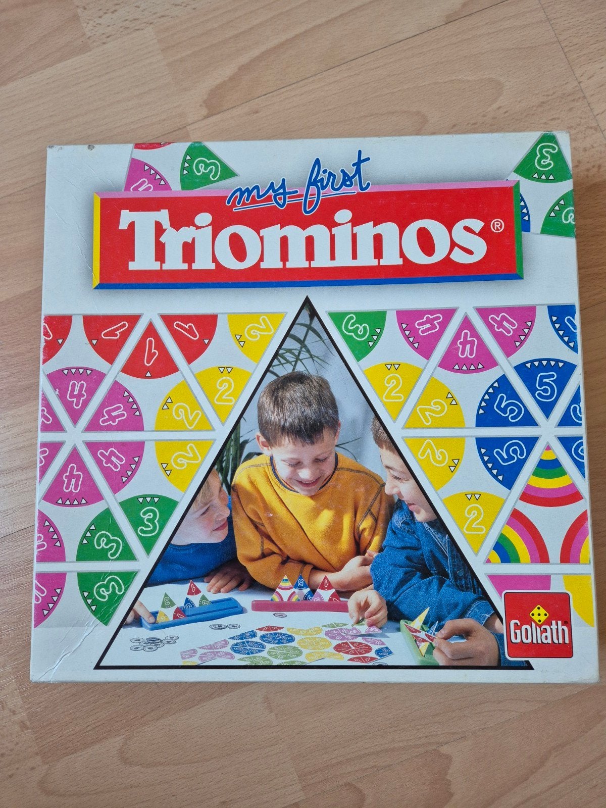 My First Triominos - Educatief Dominospel voor Kinderen, Een of twee spelers, Ophalen of Verzenden, Gebruikt, Goliath