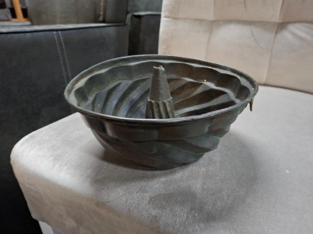 antiek koperen tulband bakvorm, Antiek en Kunst, Ophalen of Verzenden