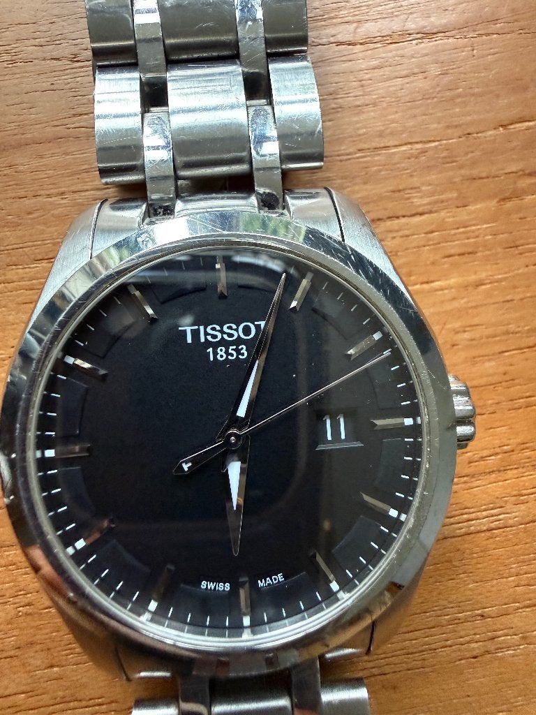 Tissot Kutu Collectie Quartz herenhorloge, Sieraden, Tassen en Uiterlijk, Horloges | Heren, Staal, Gebruikt, Staal, Polshorloge