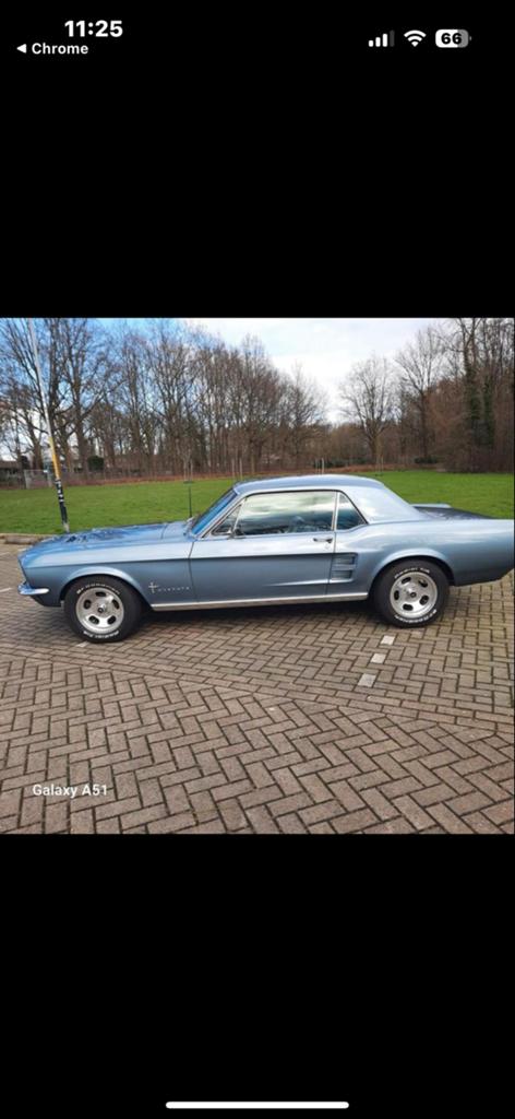 Ford Mustang 1967 Blauw 3,3 l, Ophalen