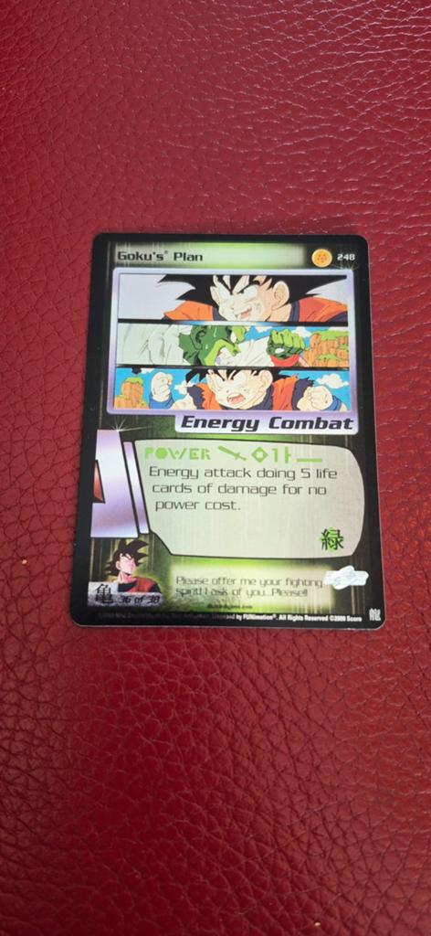 Dragonball Z trading cards - Goku's plan, Ophalen of Verzenden, Zo goed als nieuw, Meerdere kaarten