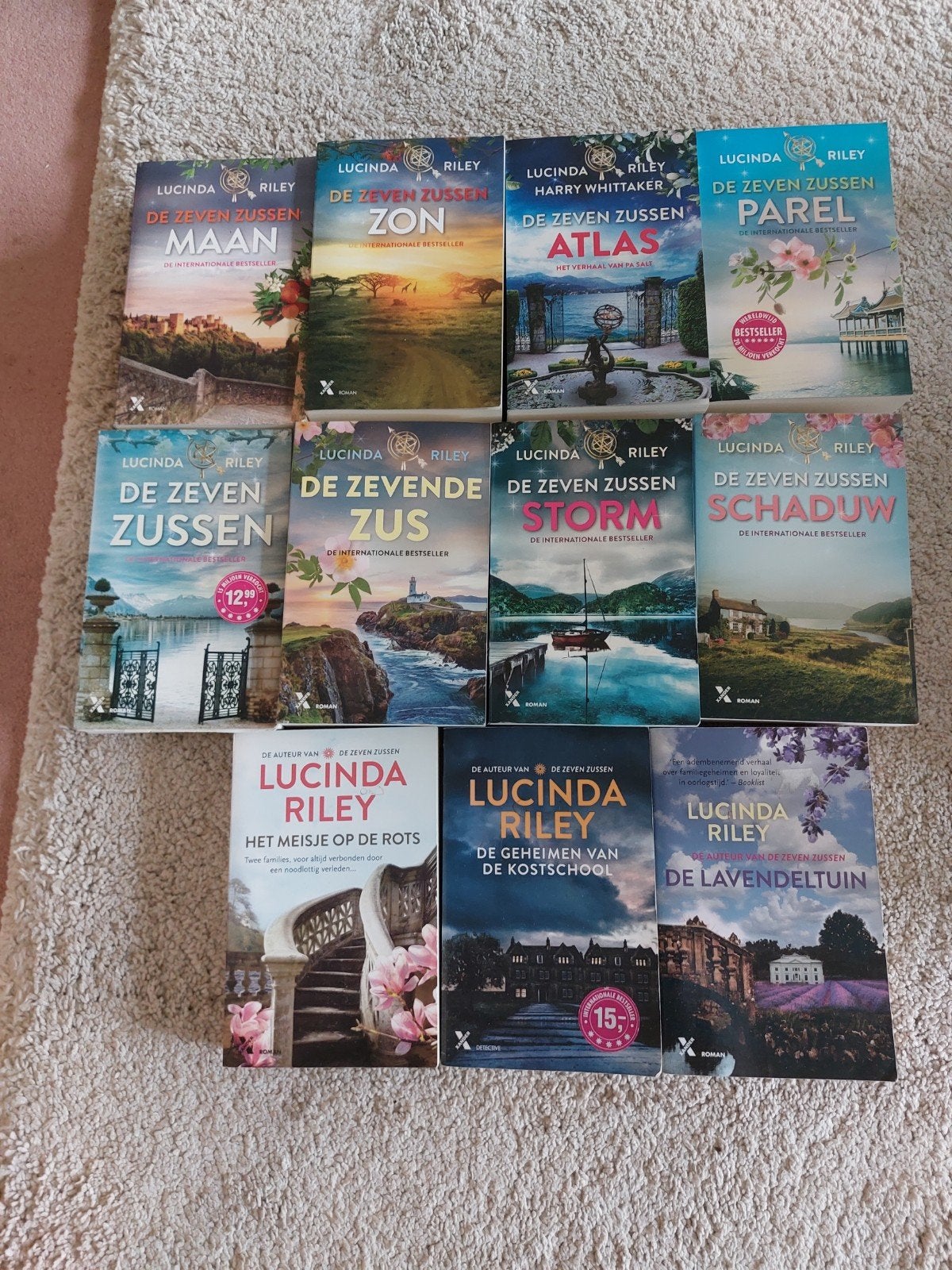 De Zeven Zussen serie - 11 boeken van Lucinda Riley, Boeken, Ophalen, Gelezen, Lucinda Riley