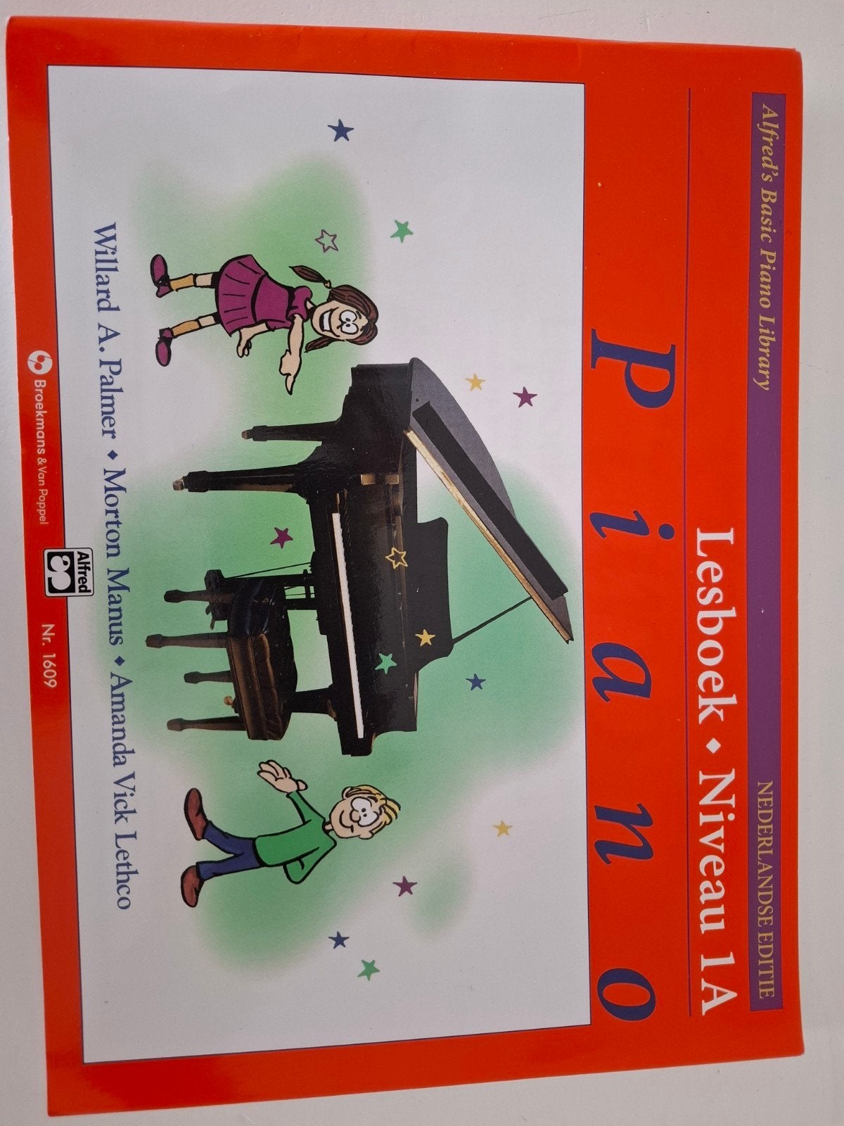 Alfred's Basic Piano Library - Lesboek Niveau 1A, Klassiek, Les of Cursus, Ophalen of Verzenden, Zo goed als nieuw