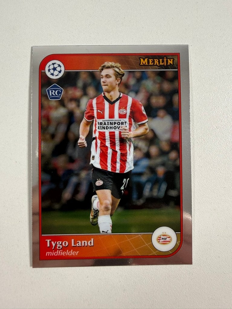 88 Tygo Land RC Topps Merlin 2024-25, Ophalen of Verzenden, Nieuw, PSV, Poster, Plaatje of Sticker