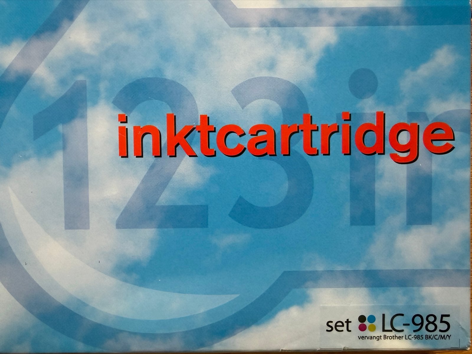 2 sets 123inkt LC-985 inktcartridges (nieuw in verpakking), Computers en Software, Ophalen of Verzenden, Nieuw, Inkjetprinter