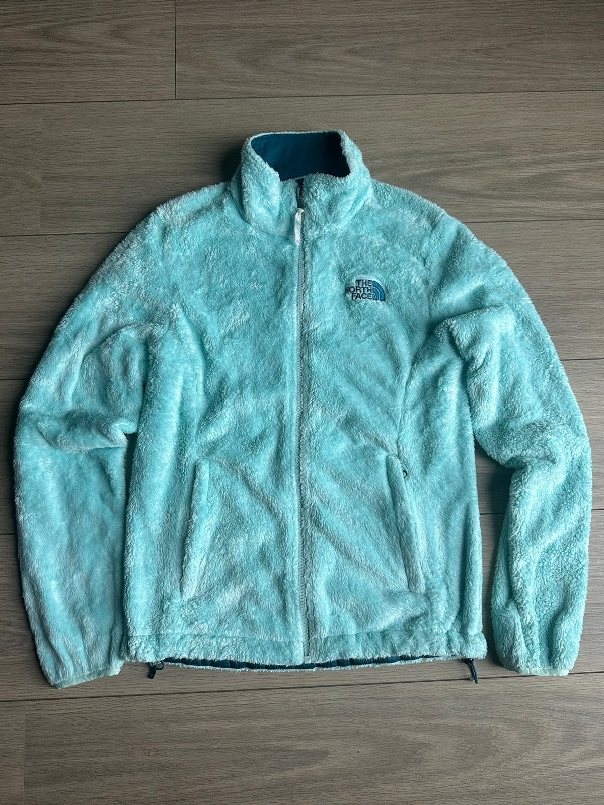 THE NORTH FACE Osito Fleece Jas Turquoise Dames Maat S, Ophalen of Verzenden, Zo goed als nieuw, Maat 36 (S), Blauw