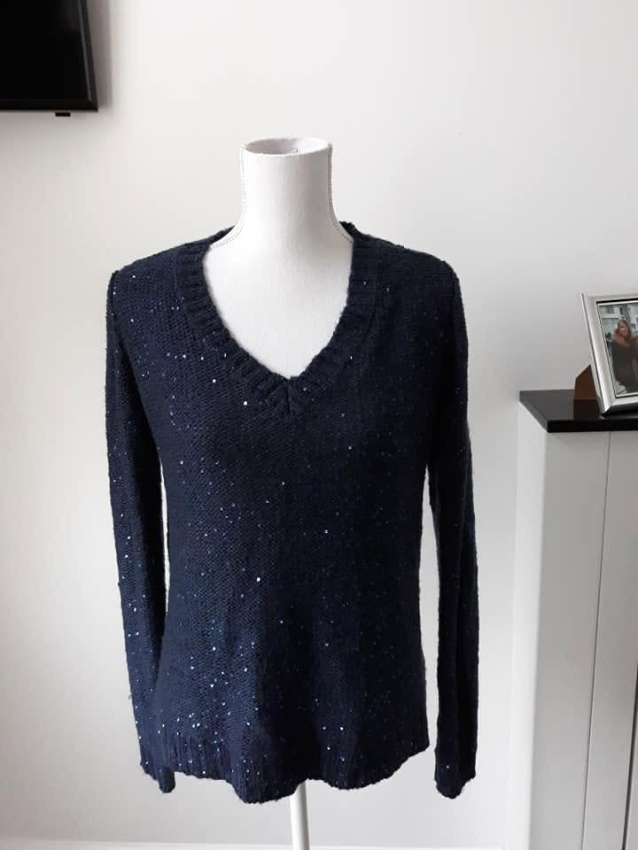 Trui blauw met pailletten maat m. Van oksel tot oksel is 50c, Kleding | Dames, Truien en Vesten, Ophalen of Verzenden, Zo goed als nieuw