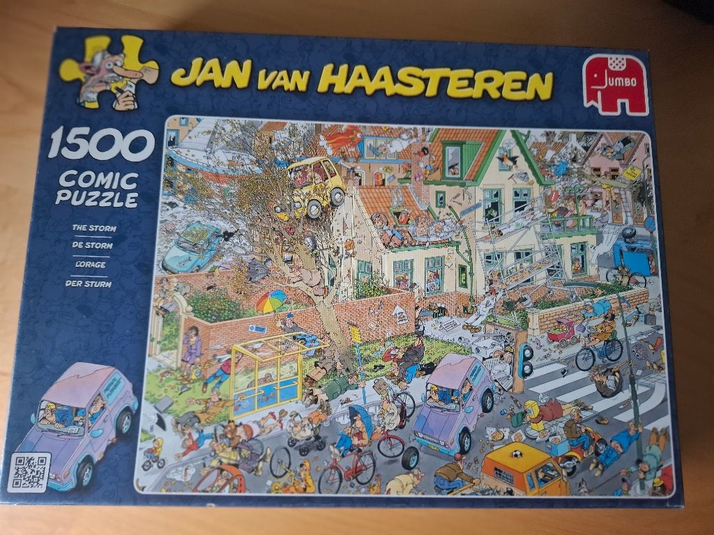 Jan van Haasteren de storm, Ophalen of Verzenden, 500 t/m 1500 stukjes, Gebruikt