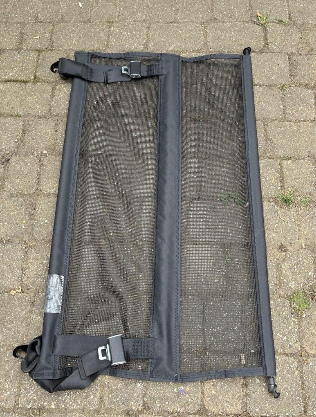 Audi Q5/SQ5 (FY) origineel bagagenet/hondennet/scheidingsnet, Ophalen, Gebruikt